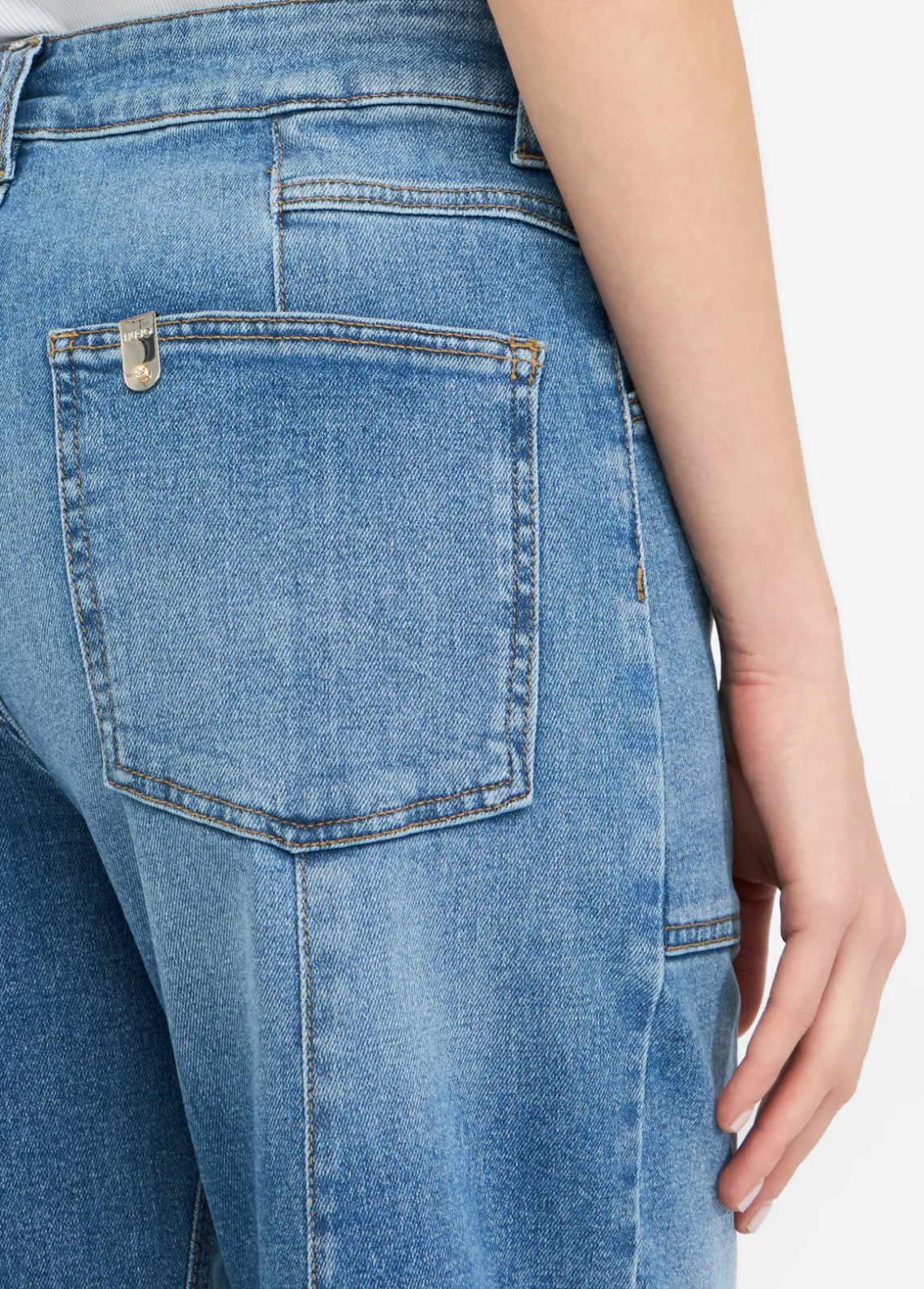 Liu Jo Pantalón carrot fit de talle alto-Mujer Vaqueros Rectos