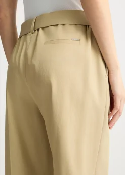 Liu Jo Pantalón chino con cinturón-Mujer Pantalones|Tailleur