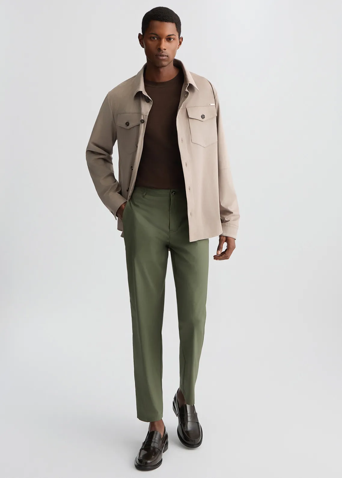 Liu Jo Pantalón chino de corte recto-Hombre Pantalones