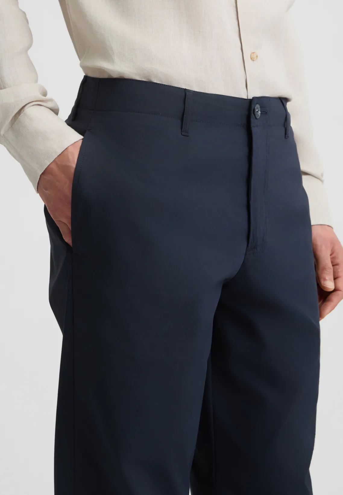 Liu Jo Pantalón chino de corte recto-Hombre Pantalones