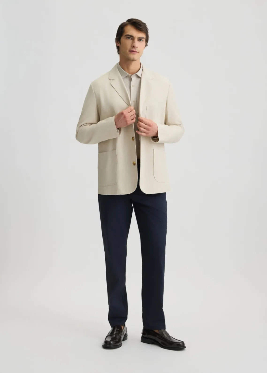 Liu Jo Pantalón chino de corte recto-Hombre Pantalones