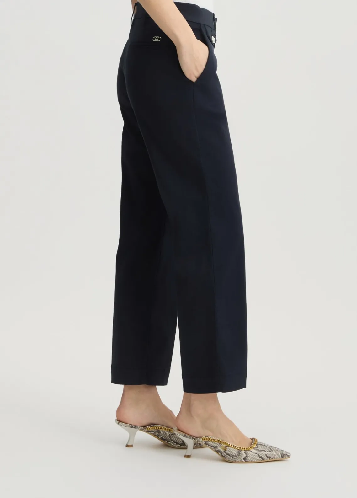 Liu Jo Pantalón chino tobillero-Mujer Pantalones|Tailleur