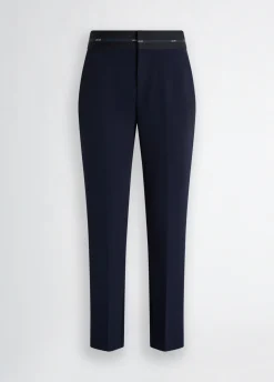 Liu Jo Pantalón con cinturilla con logotipo-Mujer Pantalones|Tailleur