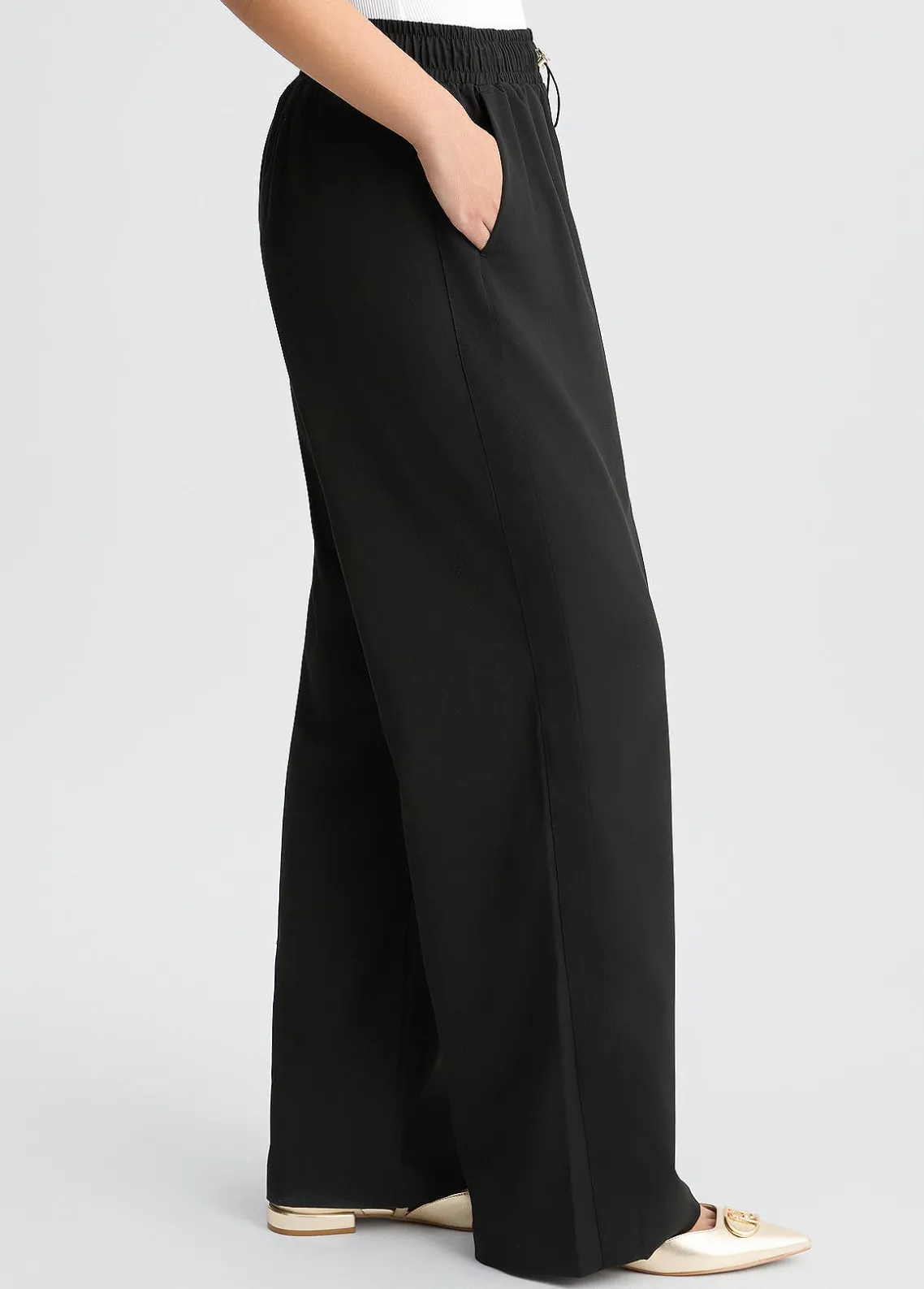 Liu Jo Pantalón con cordón de ajuste-Mujer Ropa Deportiva|Pantalones