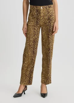Liu Jo Pantalón con estampado animal-Mujer Pantalones