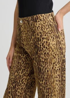 Liu Jo Pantalón con estampado animal-Mujer Pantalones