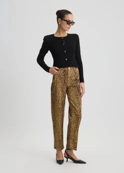 Liu Jo Pantalón con estampado animal-Mujer Pantalones