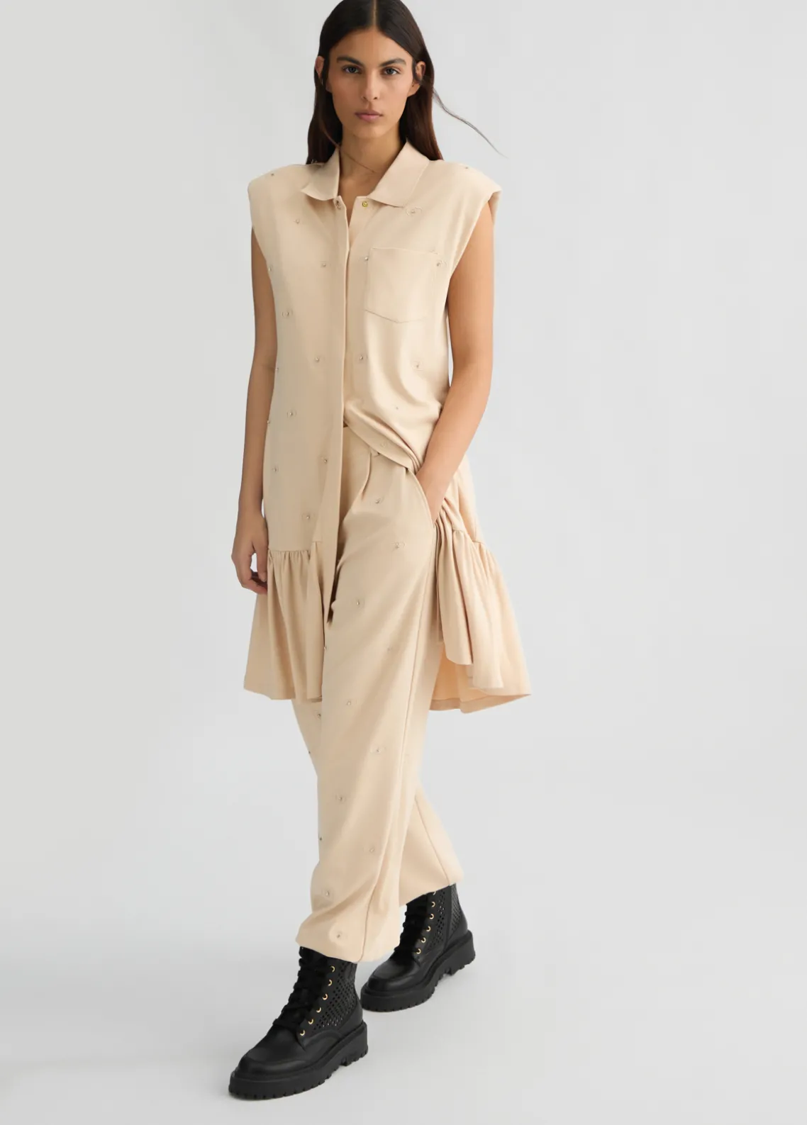 Liu Jo Pantalón con logotipo-Mujer Ropa Deportiva|Pantalones