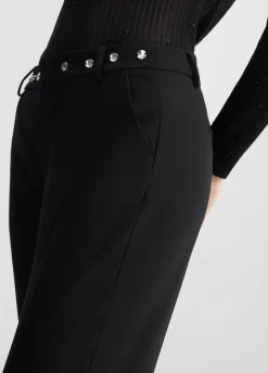 Liu Jo Pantalón con strass-Mujer Pantalones|Tailleur