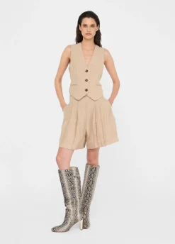 Liu Jo Pantalón corto con pinzas-Mujer Pantalones|Tailleur