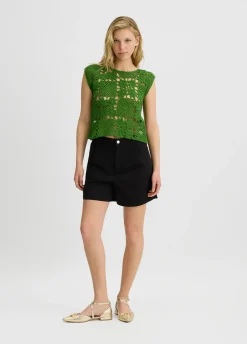 Liu Jo Pantalón corto de algodón-Mujer Pantalones