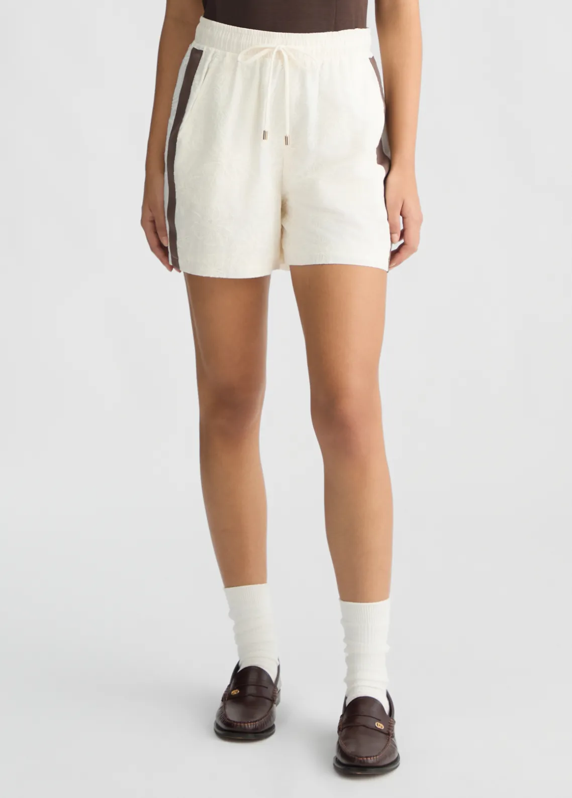 Liu Jo Pantalón corto de algodón con bordados-Mujer Ropa Deportiva|Pantalones