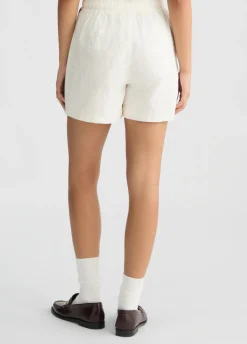 Liu Jo Pantalón corto de algodón con bordados-Mujer Ropa Deportiva|Pantalones