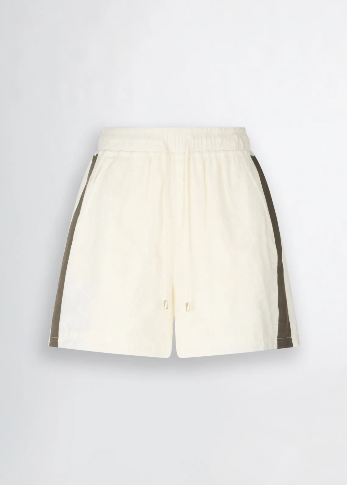 Liu Jo Pantalón corto de algodón con bordados-Mujer Ropa Deportiva|Pantalones