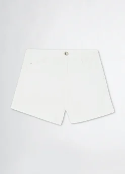 Liu Jo Pantalón corto de talle alto de algodón- Pantalones Y Faldas
