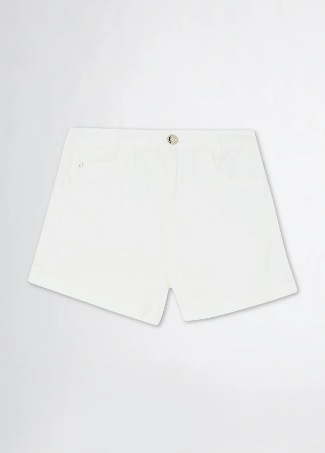 Liu Jo Pantalón corto de talle alto de algodón- Pantalones Y Faldas