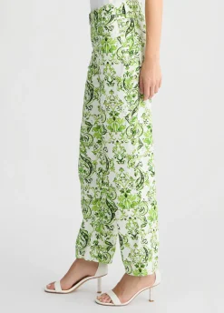 Liu Jo Pantalón de algodón estampado-Mujer Pantalones