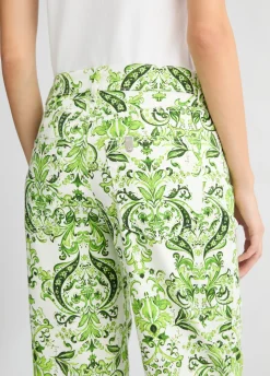 Liu Jo Pantalón de algodón estampado-Mujer Pantalones