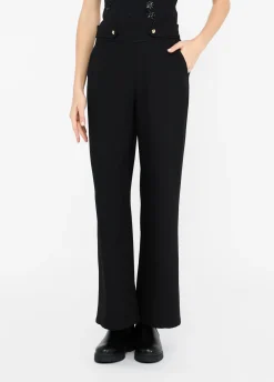 Liu Jo Pantalón de cady crepé-Mujer Ropa Deportiva|Pantalones