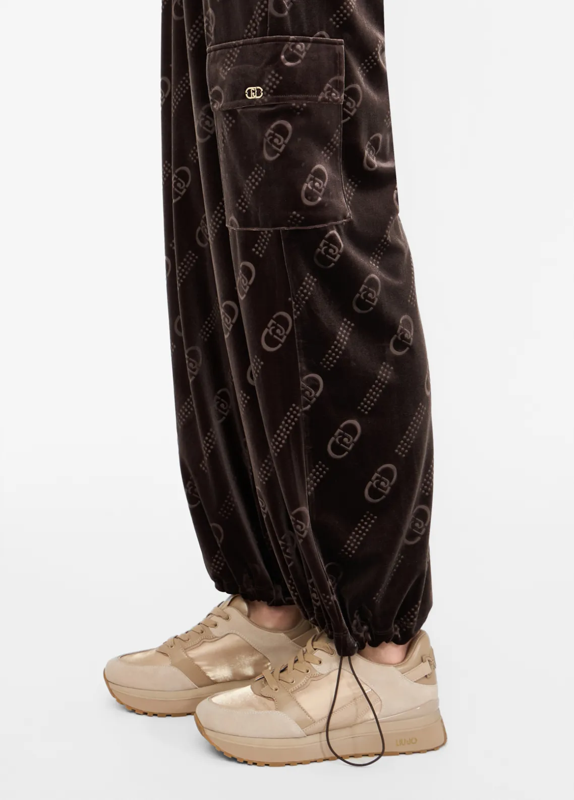 Liu Jo Pantalón de chándal de chenilla-Mujer Ropa Deportiva|Pantalones