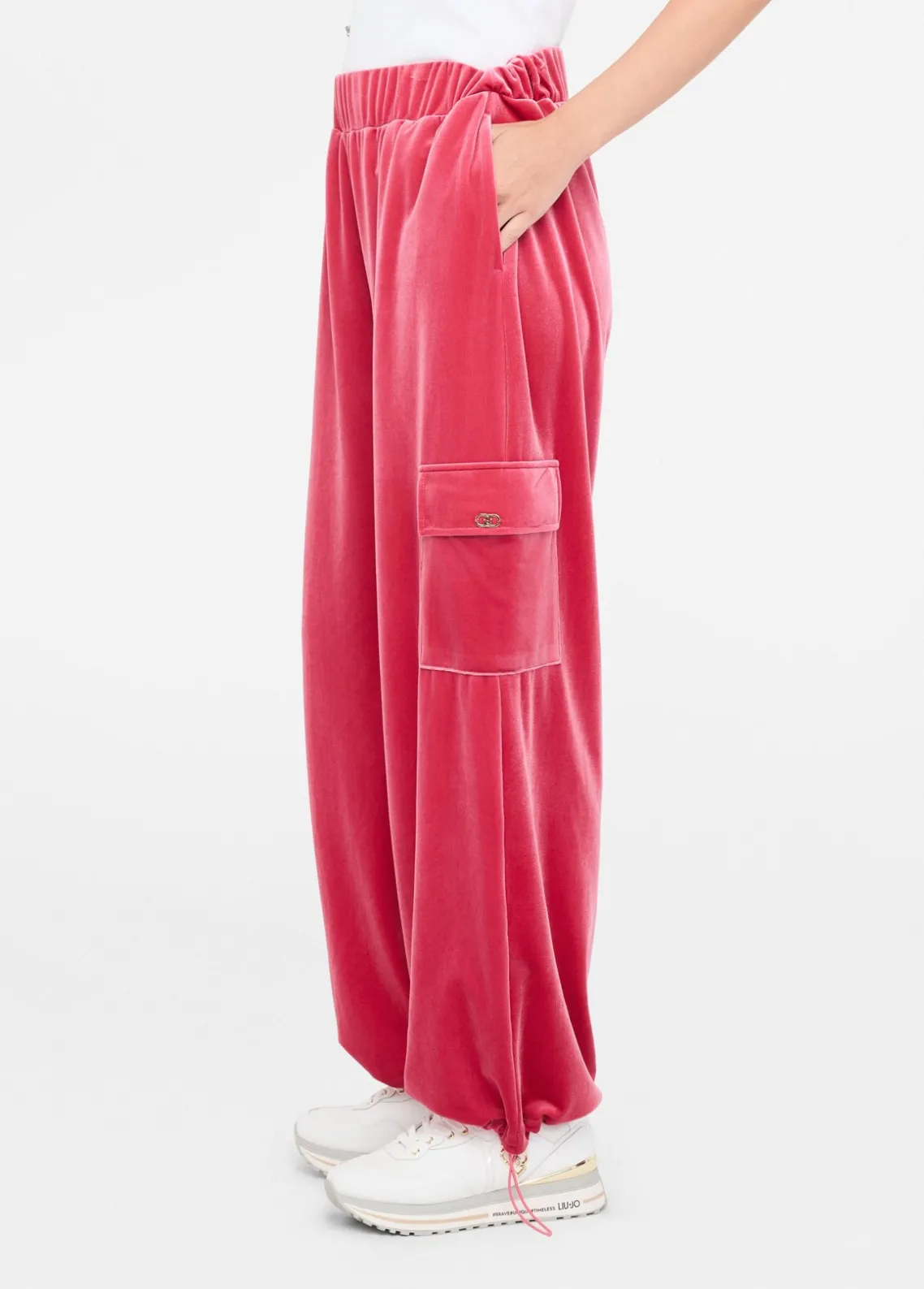 Liu Jo Pantalón de chándal de chenilla-Mujer Ropa Deportiva|Pantalones