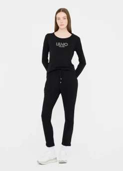 Liu Jo Pantalón de chándal de felpa-Mujer Ropa Deportiva|Pantalones