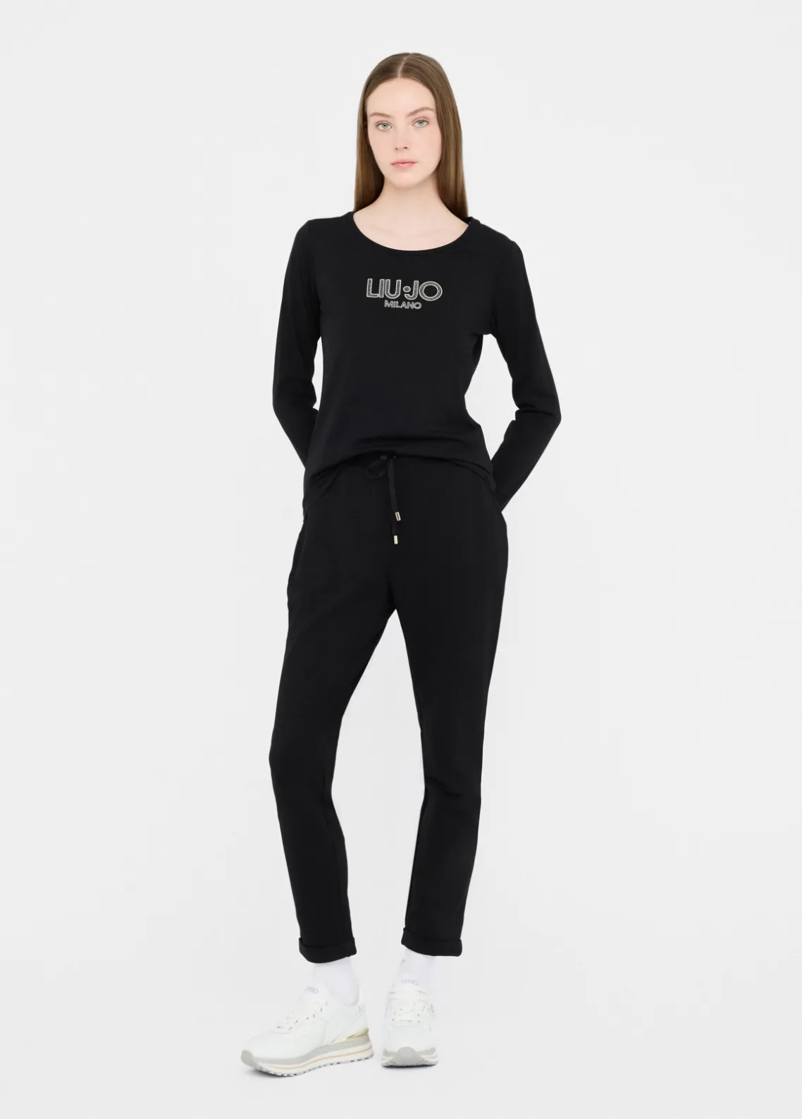 Liu Jo Pantalón de chándal de felpa-Mujer Ropa Deportiva|Pantalones