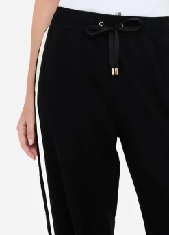 Liu Jo Pantalón de chándal de felpa con encaje-Mujer Ropa Deportiva|Pantalones
