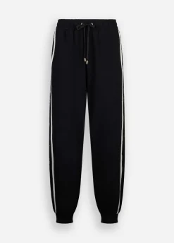 Liu Jo Pantalón de chándal de felpa con encaje-Mujer Ropa Deportiva|Pantalones