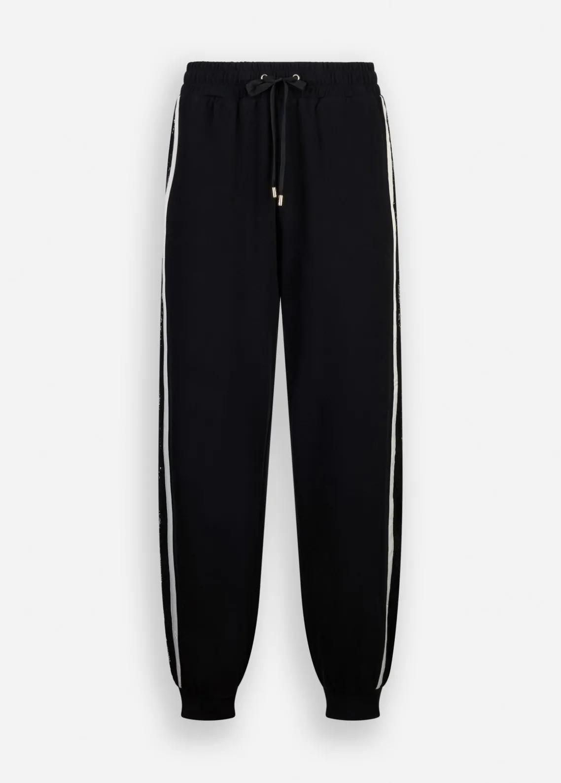 Liu Jo Pantalón de chándal de felpa con encaje-Mujer Ropa Deportiva|Pantalones
