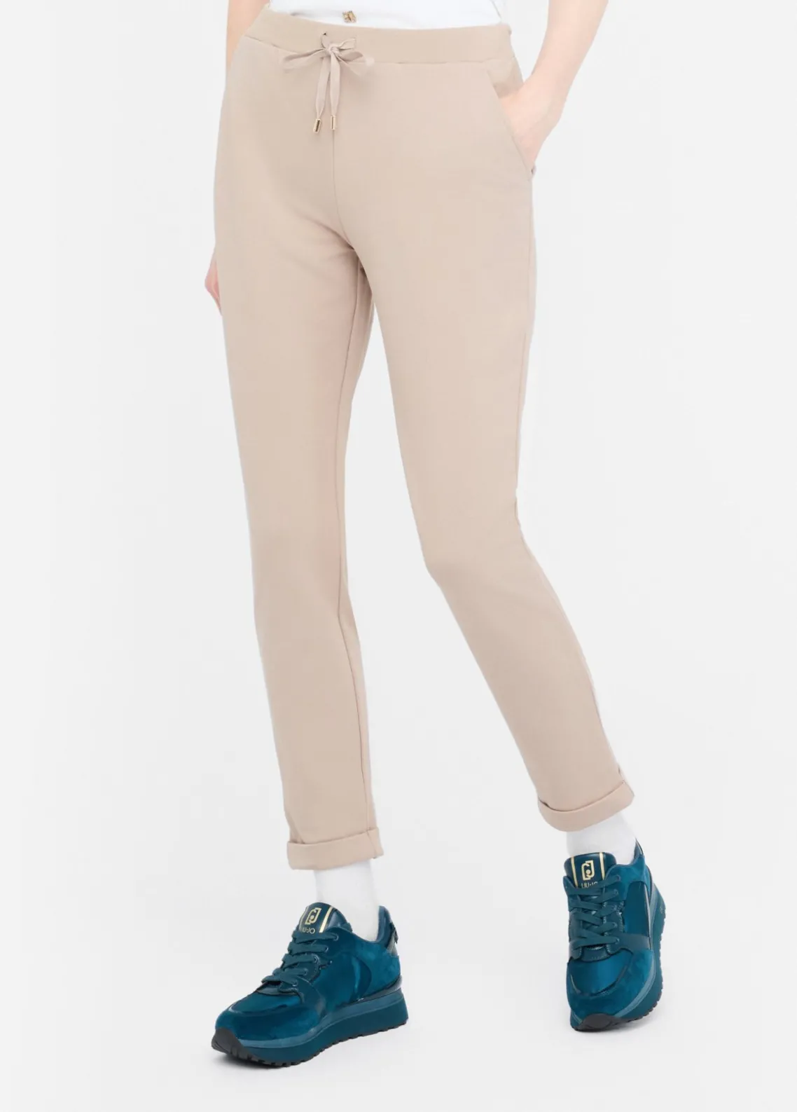 Liu Jo Pantalón de chándal de felpa-Mujer Ropa Deportiva|Pantalones