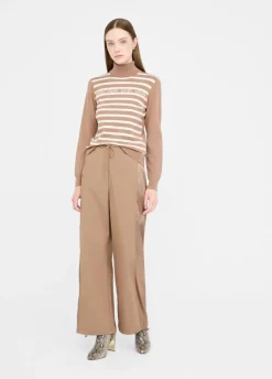 Liu Jo Pantalón de chándal de nailon y raso-Mujer Ropa Deportiva|Pantalones