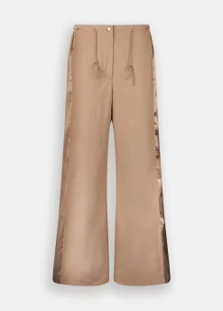 Liu Jo Pantalón de chándal de nailon y raso-Mujer Ropa Deportiva|Pantalones