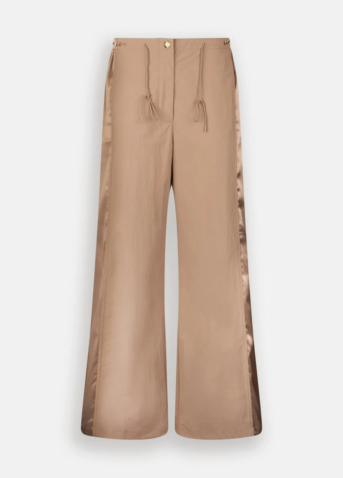 Liu Jo Pantalón de chándal de nailon y raso-Mujer Ropa Deportiva|Pantalones
