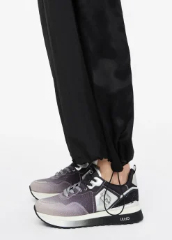 Liu Jo Pantalón de chándal de nailon y raso-Mujer Ropa Deportiva|Pantalones