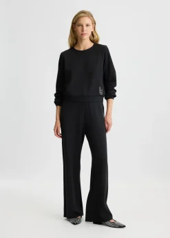 Liu Jo Pantalón de chándal de neopreno-Mujer Ropa Deportiva|Pantalones