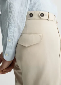 Liu Jo Pantalón de jacquard de mezcla de lino-Hombre Pantalones