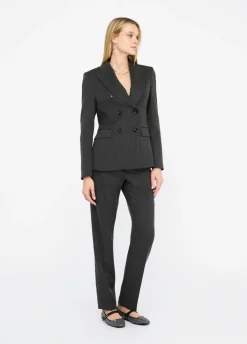 Liu Jo Pantalón de pinza de raya diplomática-Mujer Pantalones