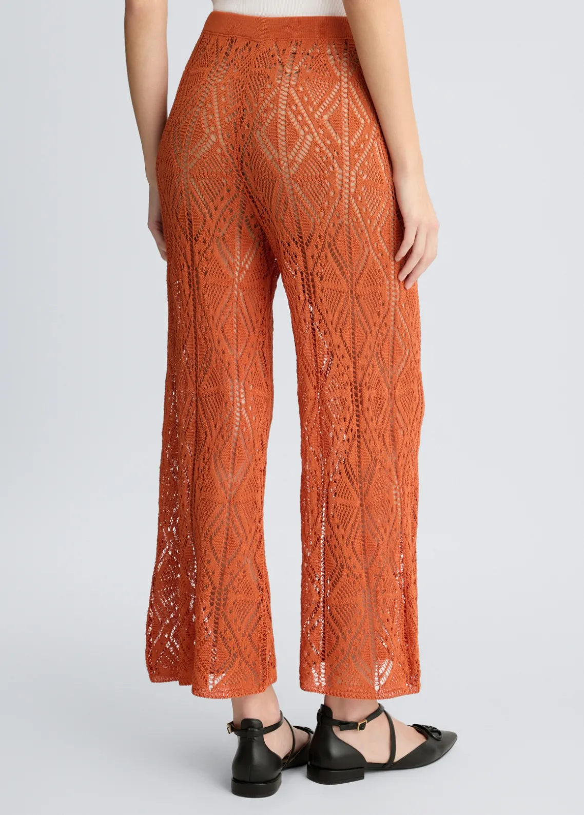 Liu Jo Pantalón de punto crochet-Mujer Pantalones