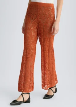 Liu Jo Pantalón de punto crochet-Mujer Pantalones