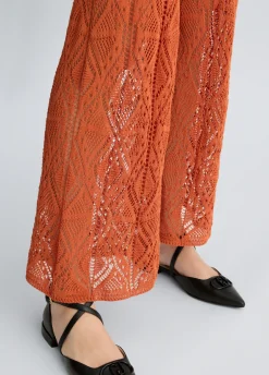 Liu Jo Pantalón de punto crochet-Mujer Pantalones