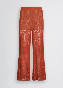 Liu Jo Pantalón de punto crochet-Mujer Pantalones