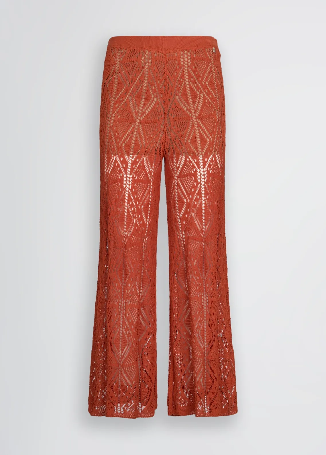 Liu Jo Pantalón de punto crochet-Mujer Pantalones