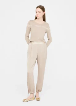 Liu Jo Pantalón de raso-Mujer Ropa Deportiva|Pantalones