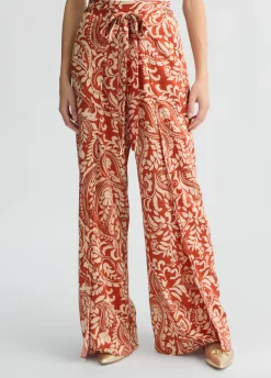 Liu Jo Pantalón de sarga estampado-Mujer Pantalones