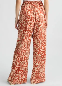 Liu Jo Pantalón de sarga estampado-Mujer Pantalones