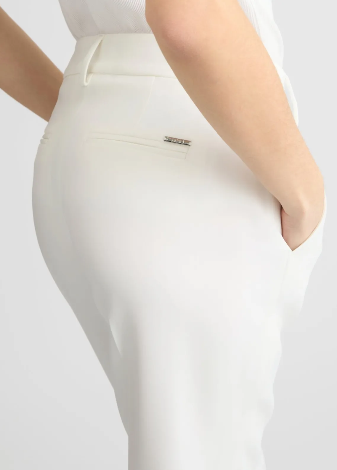 Liu Jo Pantalón de talle alto-Mujer Pantalones|Tailleur