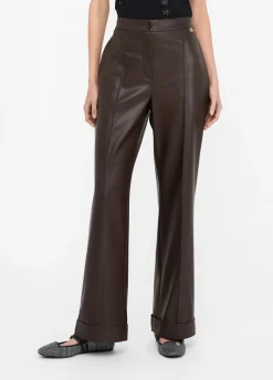 Liu Jo Pantalón de tejido revestido-Mujer Pantalones