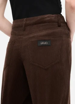 Liu Jo Pantalón de terciopelo-Mujer Pantalones