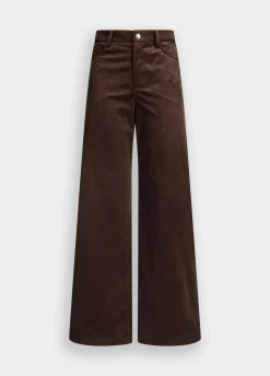 Liu Jo Pantalón de terciopelo-Mujer Pantalones